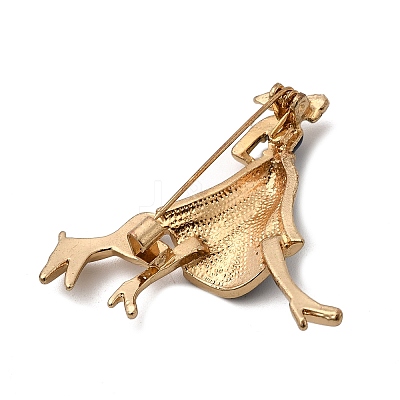 Alloy Enamel Pins for Clothes for Women JEWB-F042-12A-G-1
