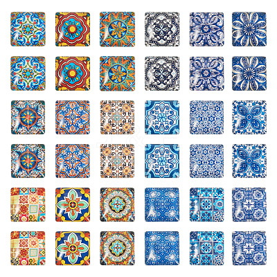 Glass Cabochons GLAA-PJ0001-07B-1