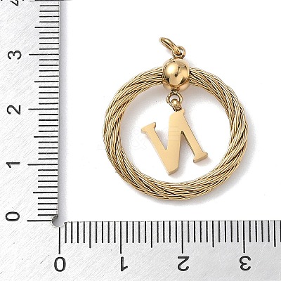 304 Stainless Steel Pendants STAS-D154-01N-G-1