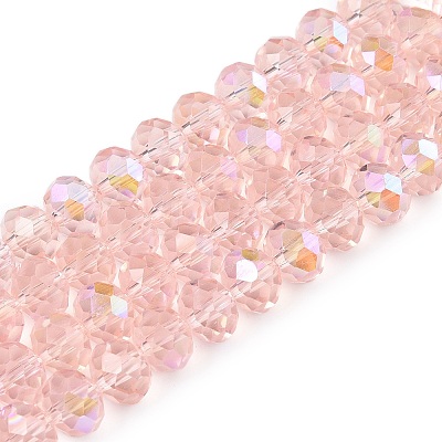 Electroplate Glass Beads Strands LS-EGLA-A044-T8mm-L22-1