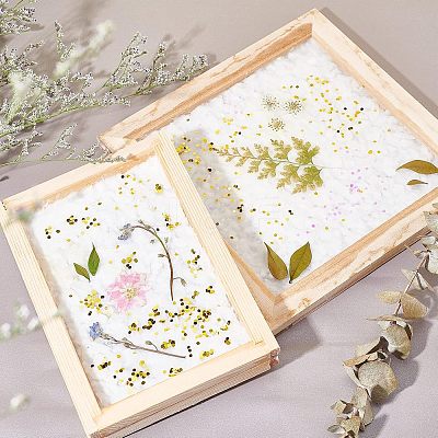 Wooden Paper Making LS-DIY-WH0171-49B-1