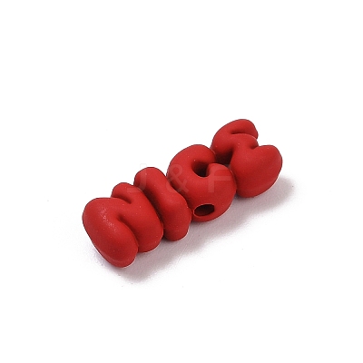 Spray Painted Alloy Beads PALLOY-S038-11A-1