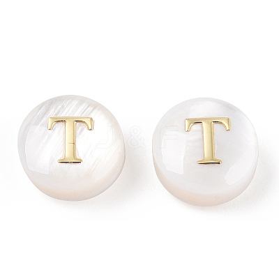 Natural Freshwater Shell Beads SHEL-N036-01T-1