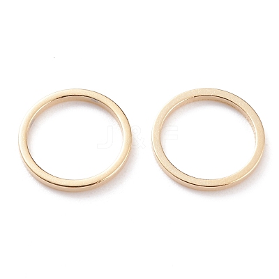 Brass Linking Rings KK-Y003-03E-G-1