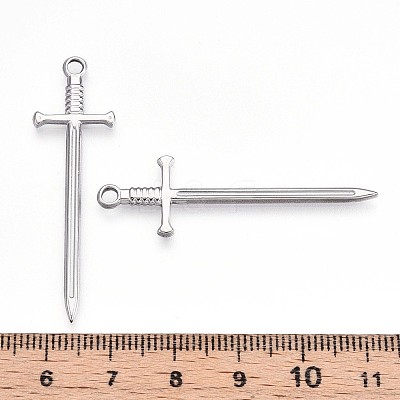 Non-Tarnish 304 Stainless Steel Pendants X-STAS-N098-135P-1