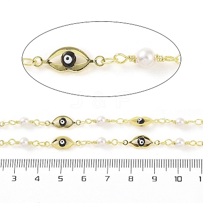 Enamel Lip Link Chains CHC-C006-02G-01-1-1