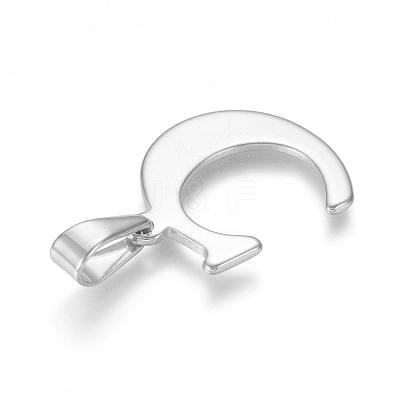 Tarnish Resistant 304 Stainless Steel Pendants STAS-F106-95P-C-1