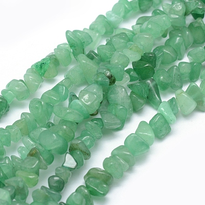 Natural Green Aventurine Beads Strands G-P332-09B-1