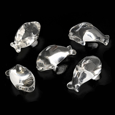 Synthetic Quartz Crystal Sculpture Display Decorations DJEW-Q002-02E-1