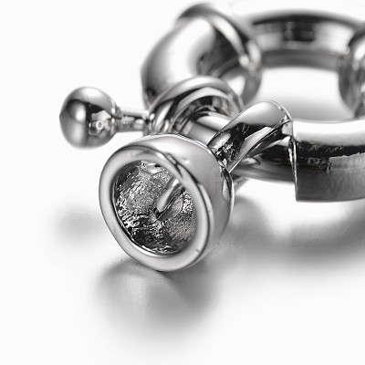 Brass Spring Ring Clasps X-KK-O091-01P-NR-1
