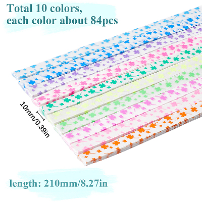 4Sets Luminous Lucky Star Origami Paper DIY-SC0027-36B-1
