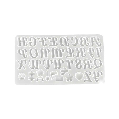 Letter DIY Silicone Pendant Molds PW-WG5785F-01-1