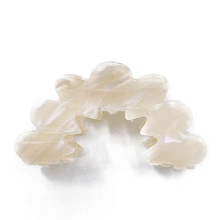 Hollow Wave Acrylic Large Claw Hair Clips PW-WG83869-05-1