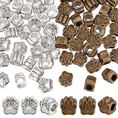 Tibetan Style European Beads MPDL-PH0001-02-1
