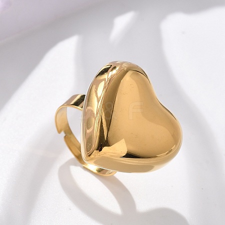 304 Stainless Steel Adjustable Rings LS-RJEW-M067-01G-1