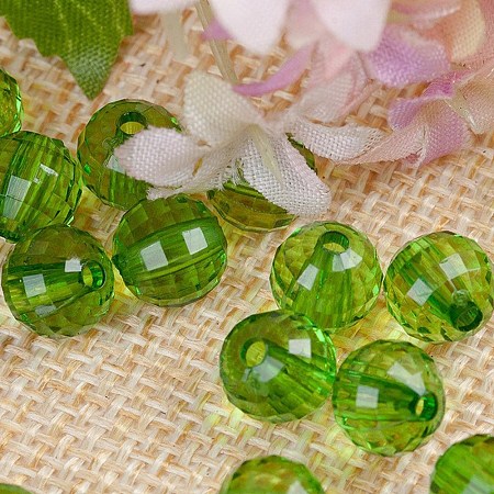 Transparent Acrylic Beads TACR-NH0001-H-01-1