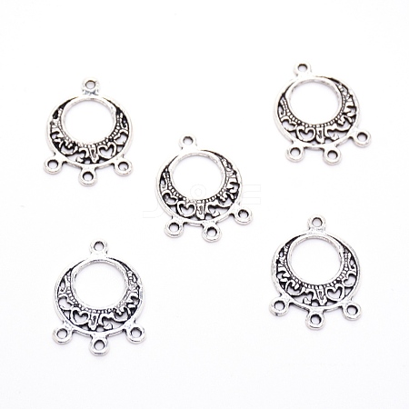 Tibetan Style Alloy Chandelier Components Links PALLOY-WH0085-72-1