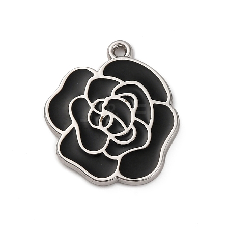 Alloy Enamel Pendants PALLOY-R162-13P-04-1