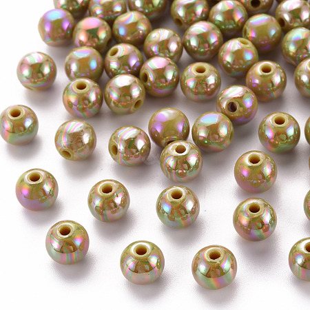 Opaque Acrylic Beads MACR-S370-D8mm-29-1