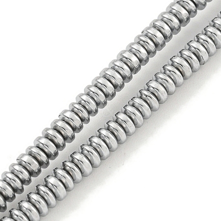 Electroplated Synthetic Non-Magnetic Hematite Beads Strands G-I360-C03-05-1