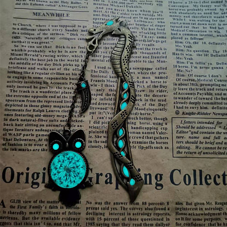 Luminous Alloy Dragon Bookmark WG57900-02-1