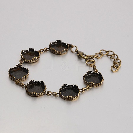 Brass Bracelet Makings KK-J184-63AB-NF-1