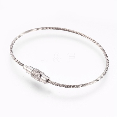 Tarnish Resistant 304 Stainless Steel Wrap Bracelets Making BJEW-I267-004A-1