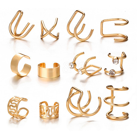 Alloy Cuff Earring Kits for Women WG0D93E-05-1