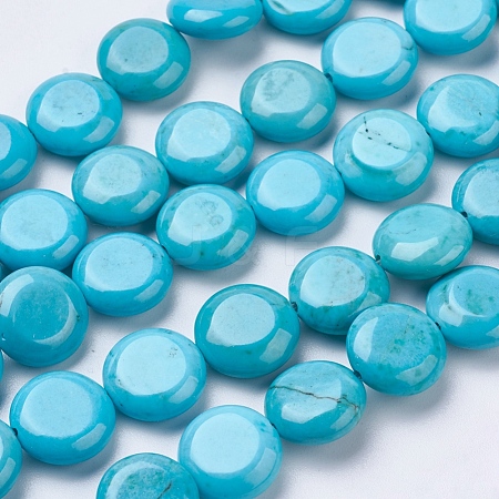 Natural Howlite Beads Strands X-TURQ-K003-10-1