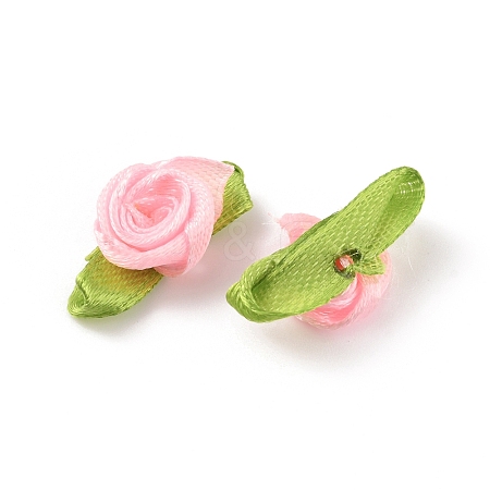 Polyester Rose Ornaments DIY-WH0308-242C-1