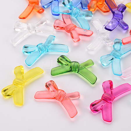 Transparent Acrylic Beads TACR-S154-55B-1