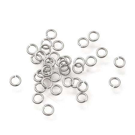 Brass Open Jump Rings KK-B147-03A-P-1