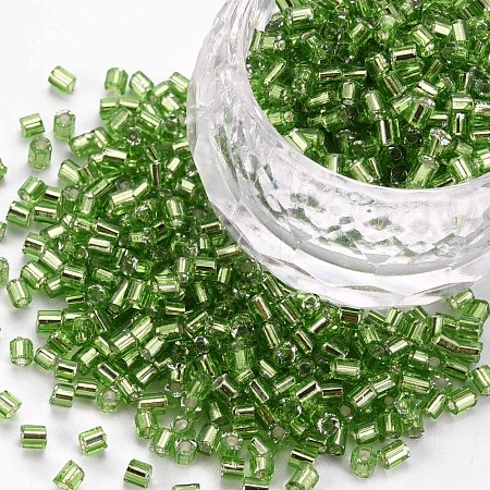 8/0 Glass Bugle Beads SEED-S032-07A-49A-1