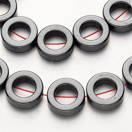Non-magnetic Synthetic Hematite Beads Strands G-F300-04-09-1
