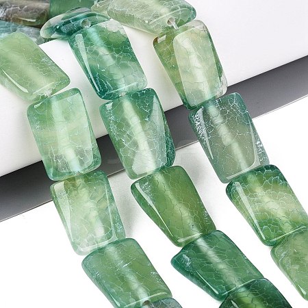 Natural Weathered Agate Beads Strands G-Q606-42E-1