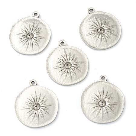 Non-Tarnish 304 Stainless Steel Pendants STAS-G244-20P-1