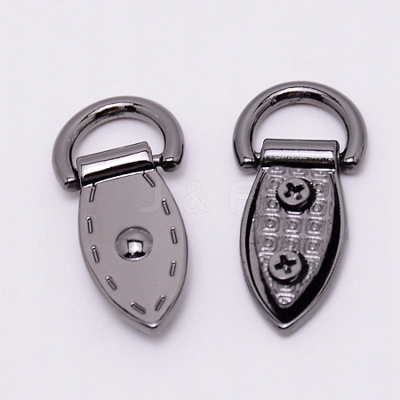 Zinc Alloy Buckle PALLOY-WH0079-09B-RS-1