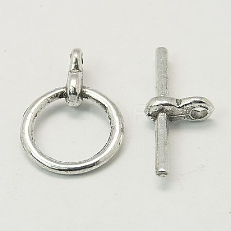 Tibetan Style Toggle Clasps LS-TIBE-AB2035Y-NF-1
