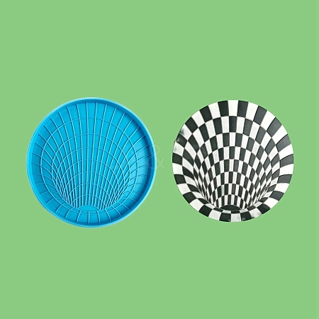 DIY Vision Trap Coaster Silicone Molds DIY-F097-02-1