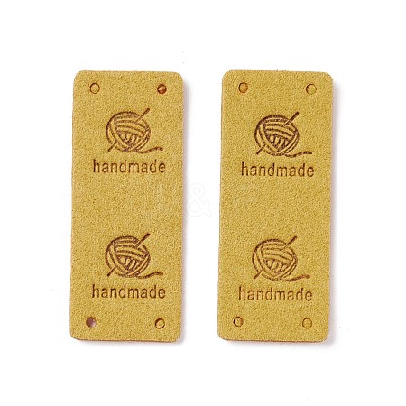 PU Leather Labels DIY-C057-01B-1