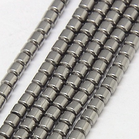 Electroplate Non-magnetic Synthetic Hematite Beads Strands G-J163-2x2mm-05-1