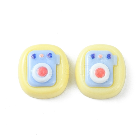 Opaque Cute Cartoon Resin Cabochons CRES-O006-06A-1