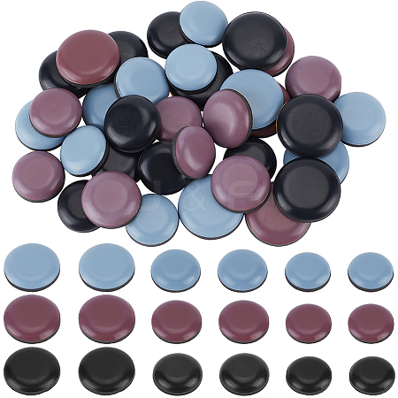 36Pcs 9 Styles Teflon & Rubber & EVA & Oil Glue Self-adhesive Furniture Protection Pads AJEW-CN0002-92-1