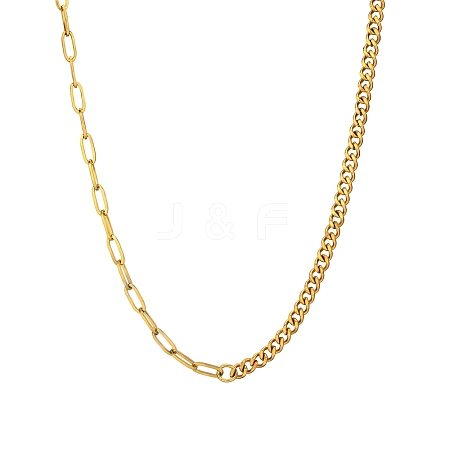 Stainless Steel Chain Necklaces PW-WGACB70-01-1