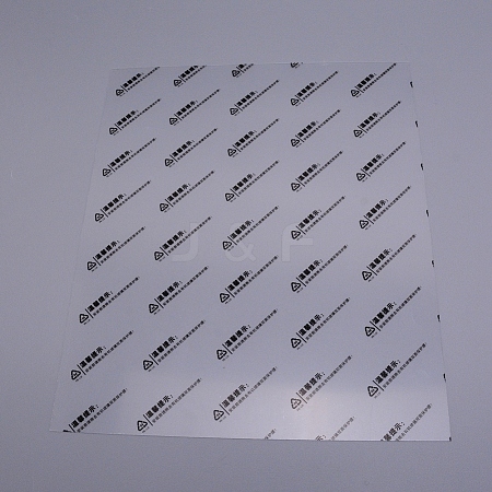 Transparent Plastic Board with Protective Paper for Photo Frame Replacement LS-DIY-WH0190-86G-1