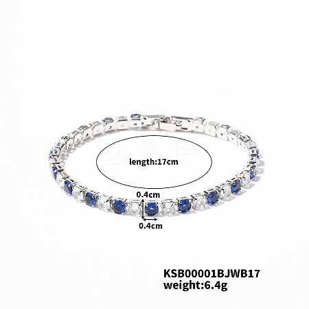 Brass Rhinestone Cup Chains Bracelet for Elegant Women with Subtle Luxury Feel SE6435-1-1