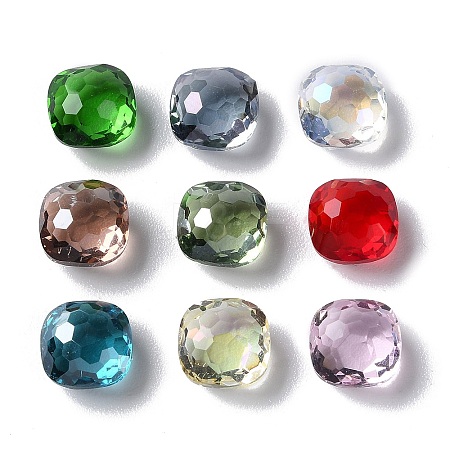 Transparent Glass Rhinestone Cabochons RGLA-B003-07A-1