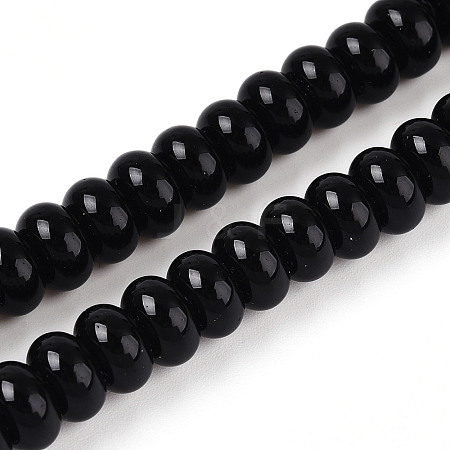 Opaque Spray Painted Glass Beads GLAA-ZX008-4mm-18F-1