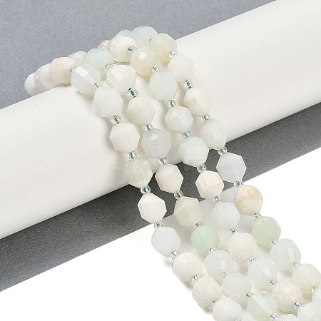 Natural Green Opal Beads Strands G-O201B-135G-1