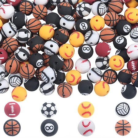 200Pcs 8 Styles Handmade Polymer Clay Beads CLAY-PA0001-10-1